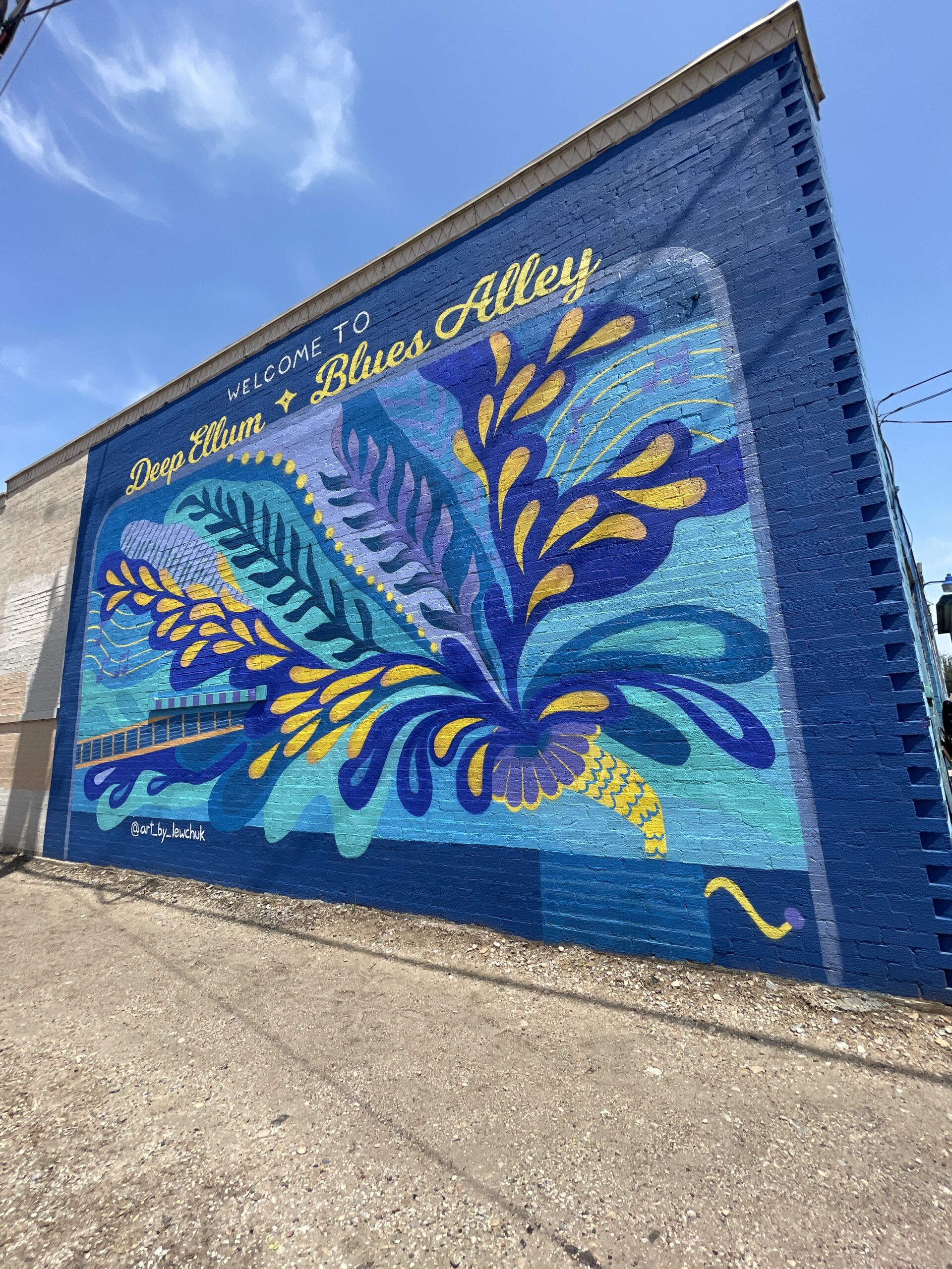 Welcome to Blues Alley artwork in Deep Ellum