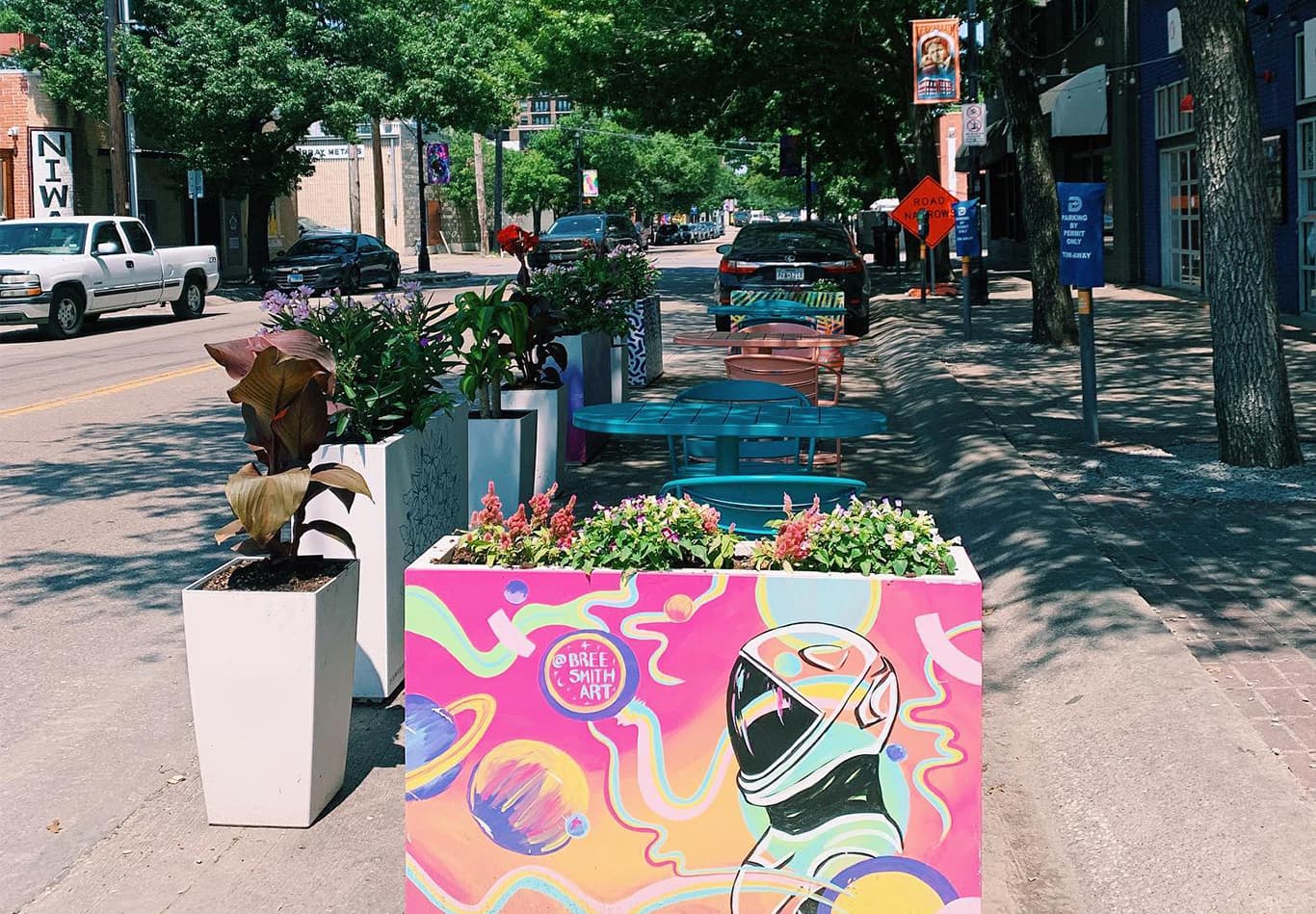 Deep Ellum Parklets & Pop-Up Seating